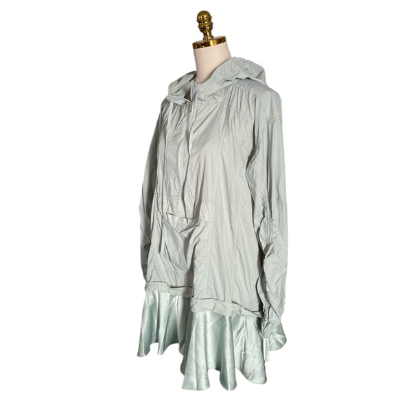 Daily Practice by Anthropologie Ruffle-Hem Half-Zip Pullover Dress Size Medium - Picture 6 of 10